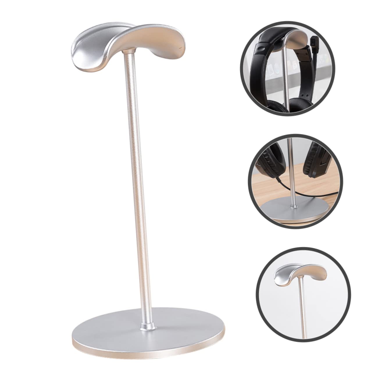 PRETYZOOM 2 Pz Supporto Per Cuffie Porta Cuffia Staffe Hardware Espositore Per Cuffie Da Gioco Supporti Per Computer Gancio Per Le Supporto Per Le Lega Di Alluminio