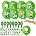 72 PCS Golf Party Favors for Kids – 48 Pre-Cut Temporary Tattoos & 24 Punch Balloons | Golf Themed Birthday Goodie Bag Fillers, Classroom Rewards & Sports Party Supplies