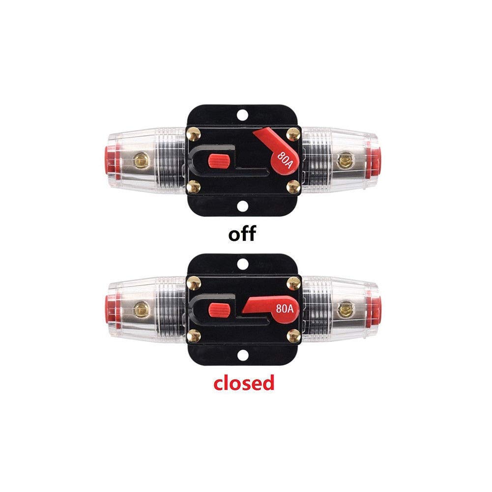 MASO Car Circuit Breaker 12V DC 30A Inline Fuse Block For Car - View #12