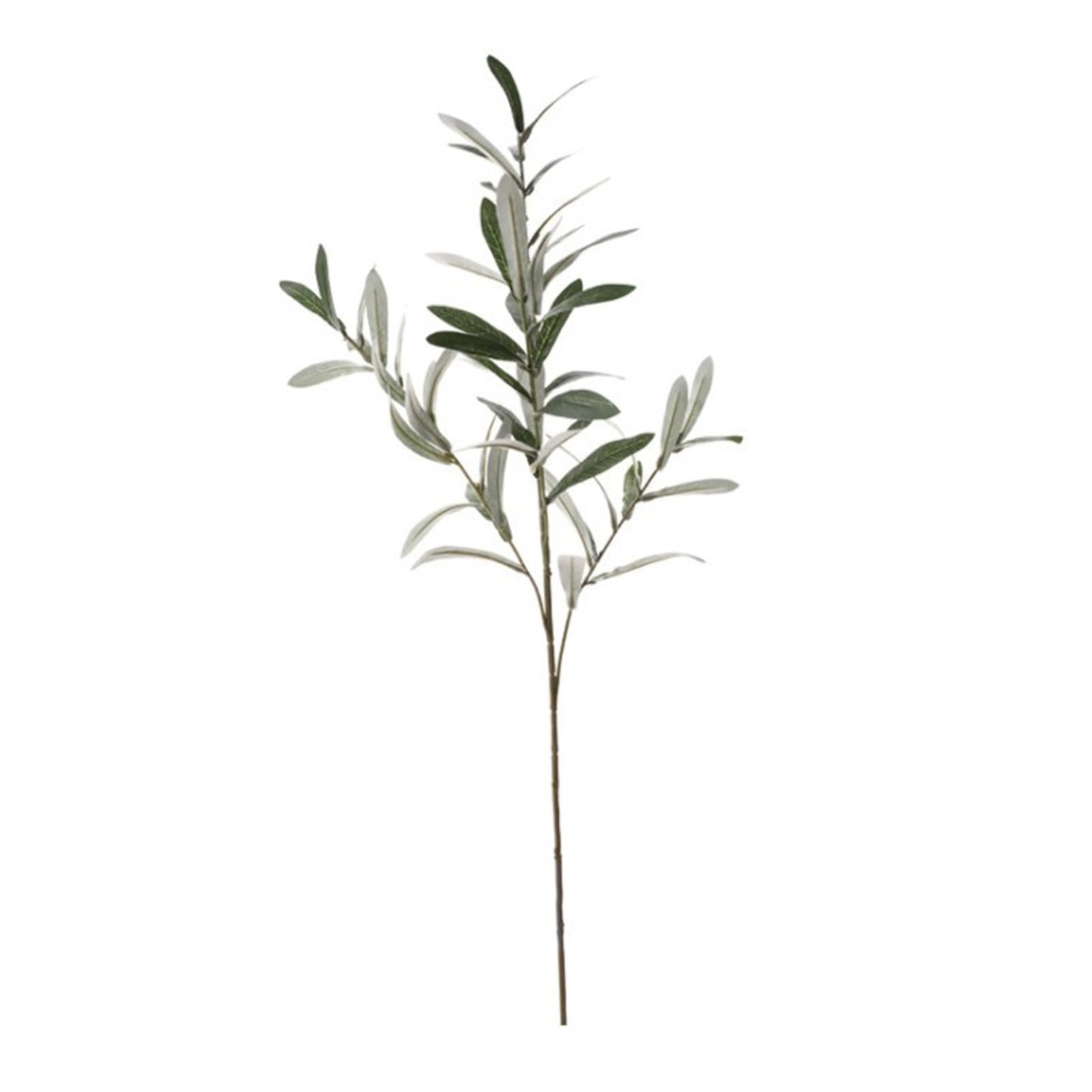 Ulafbwur B Fake Plant Artificial Plant Realistic Green Leaves Fake Olive Ranch Photography Props Flowers Arrangement Decoration For Living Room False False Plant