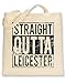 Price comparison product image Shaw Tshirts® Straight outta Leicester Inpsired By NWA Tote Bag