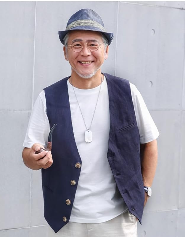 Men's Linen Vest Casual Linen Regular Fit Suit Vests Dress Waistcoat Wedding Business Prom3