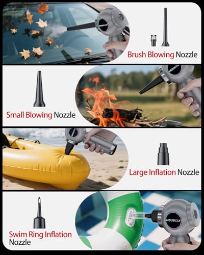 houscly Cordless Car Vacuum — 25,000Pa, 40-Min Battery, 4-in-1 Design — view 3