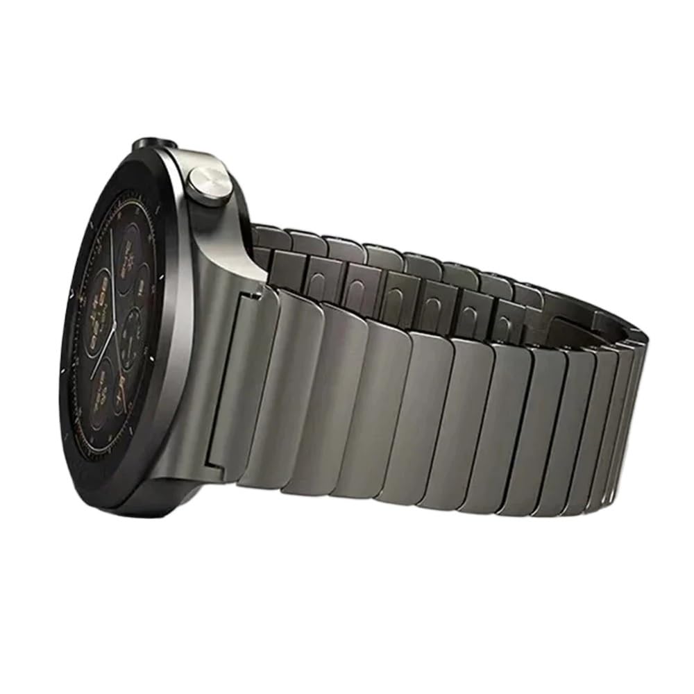 TYKHGFS Bracelet de Montre en Acier Inoxydable de 22 mm adapté à la Montre 4 GT2 3 46 mm Pro Bracelet de Montre adapté à la Montre à Boucle Samsung 6 5 4 adapté au Bracelet Seiko
