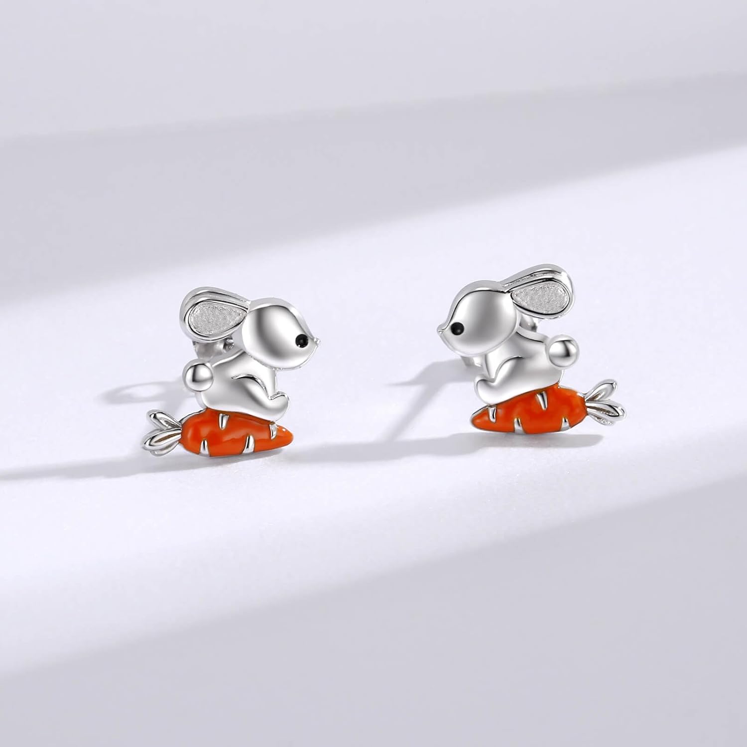 Hypoallergenic Animal Stud Earrings 925 Sterling Silver - Cute Animal Jewelry Gift for Young Ones - Image 4