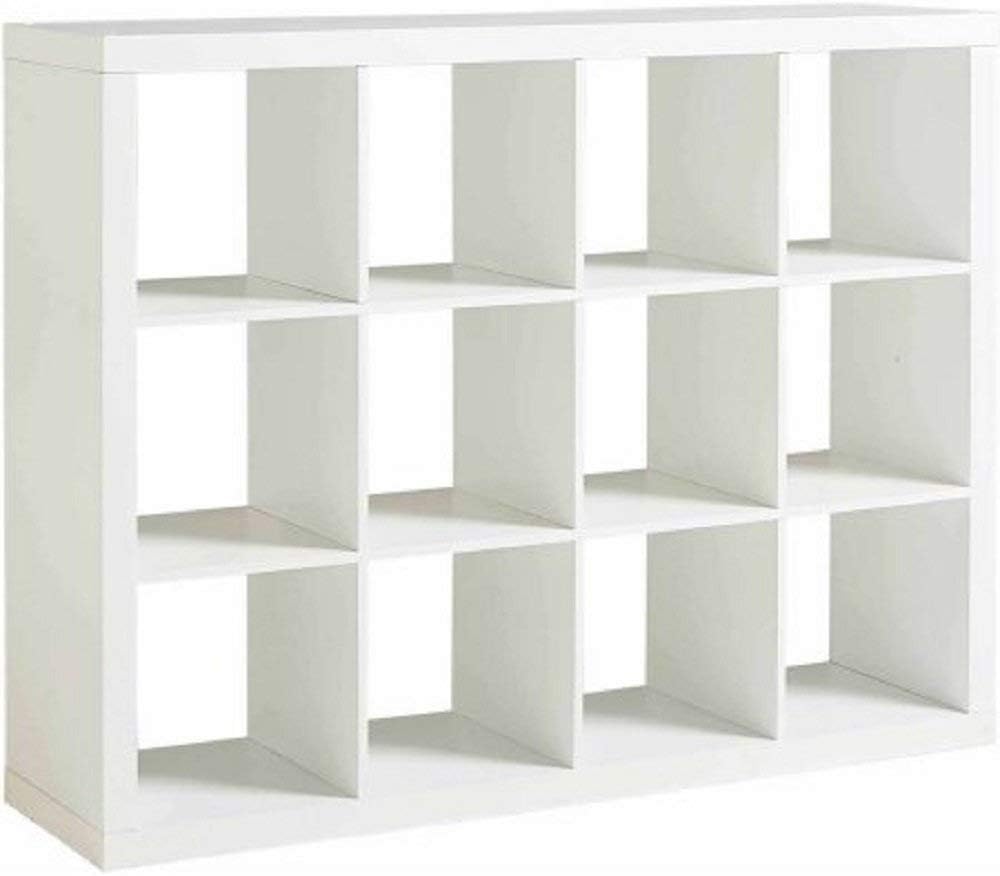 Better Homes and Gardens 12-Cube Organizer (12-Cube, Solid Black)