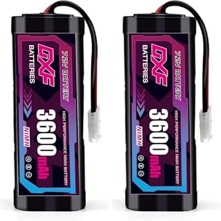 DXF lot de 2 batteries NiMH 7,2 V 3600 mAh prise Tamiya