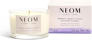 'NEOM- Perfect Night's Sleep Scented Candle, Travel Size | Lavender & Jasmine | Essential Oil Aromatherapy Candle | Scent to Sleep
