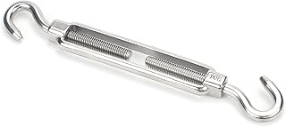 PHasz Turnbuckle Wire Tensioner M20-M27, Stainless Steel Turnbuckle Hook and Hook for Cables Wire, Shade Sail,Tensioning Wire Rope,M24