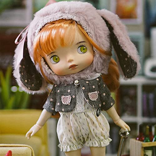Diirglus Dolls Make-Up Dolls Articulated Dolls 15+ Gifts With Bendable Joints Gifts For Friends Graduation Gifts Birthday Gifts (Rabbits) #TOP4