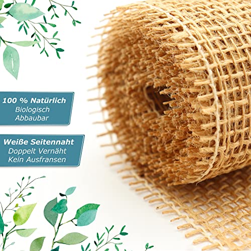 Jute Table Runner Premium Table Runner Made of 100% Natural Linen, High Quality Table Decoration - Image 2