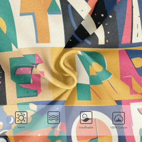 KLL Scandinavian Style Alphabet Little Boys Comfort Nighttime Underwear Cute Children Panties3