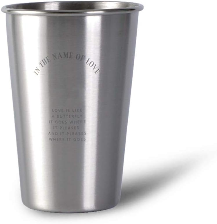 3Pcs Stainless Steel Cups Shape Exquisite Wire Drawing Process Stackable Large Capacity Comfortable to Hold Not Easy to Rust Easy to Clean