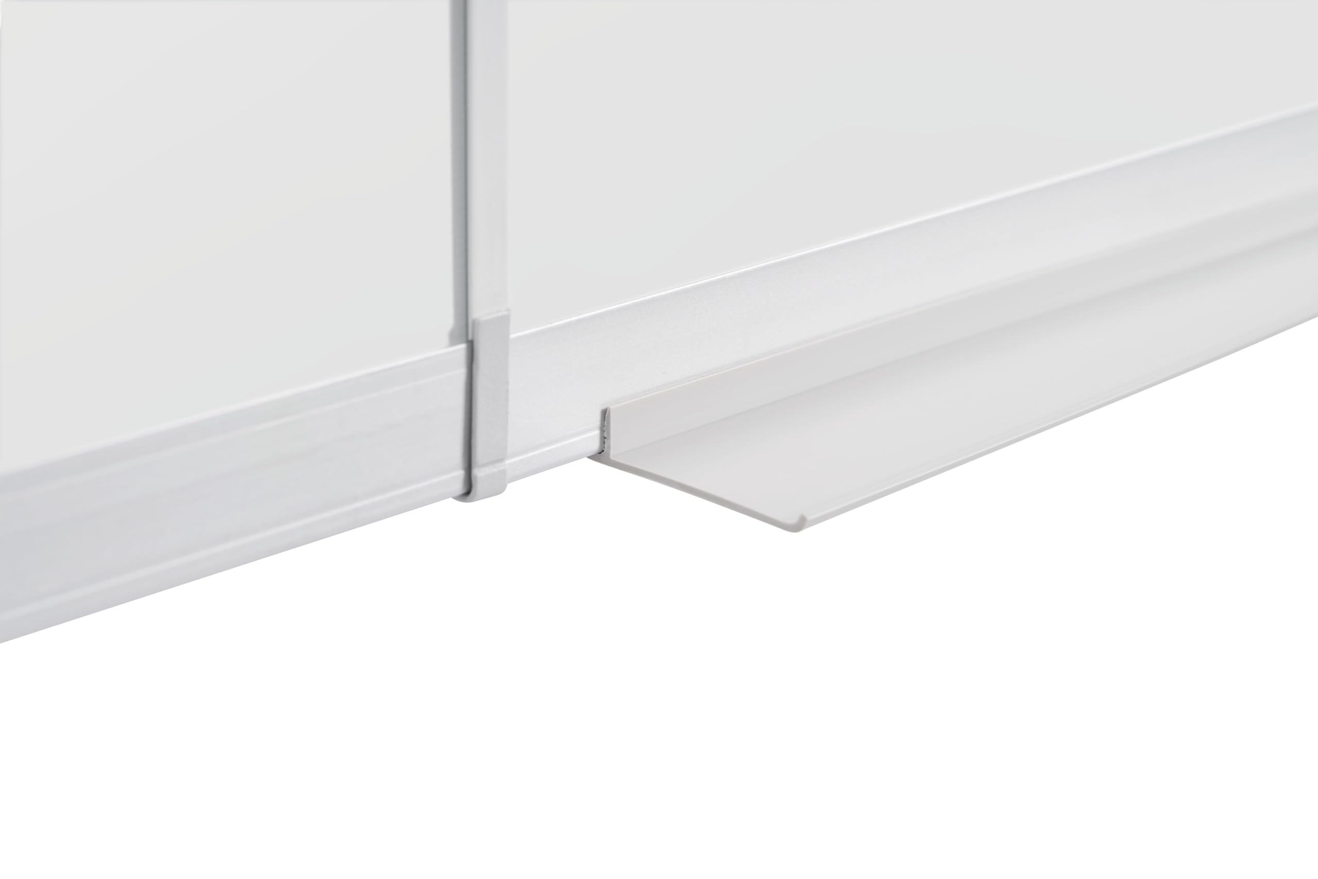 Bi-Office Outsize- Pizarra blanca magnética y modular, 180 x 100 cm, superficie en acero lacado, marco de aluminio y bandeja de rotuladores