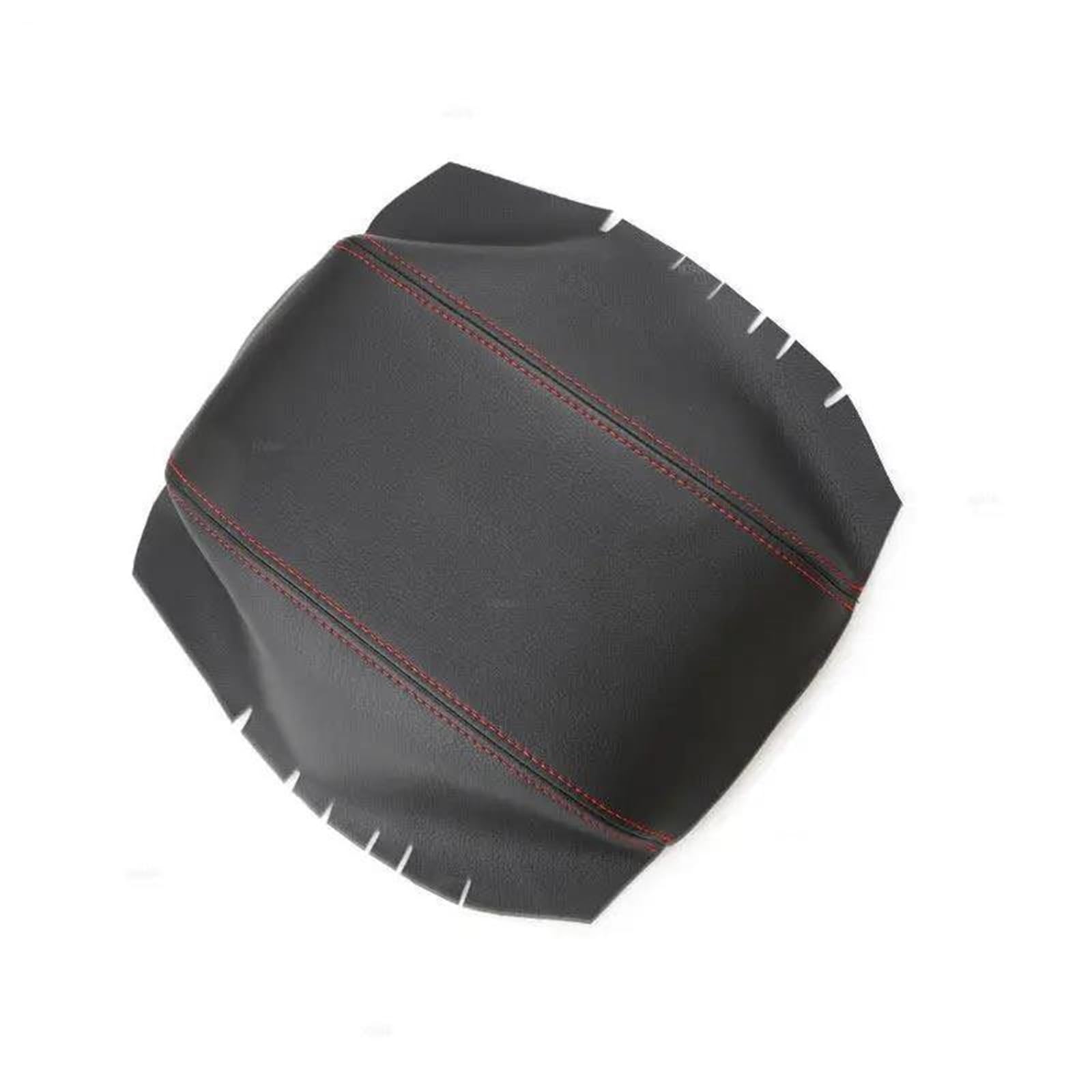 Noheeu Rosso Microfiber Leather Car Accessories Interior Center Console Armrest Box Lid Sticker Decor For Hyundai For Veracruz(Rosso)