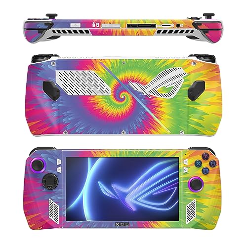 Image of MightySkins Skin Compatible with Asus ROG Ally - Vibrant Tie Dye | Protective, Durable, and Unique Vinyl Decal wrap Cover | Easy to Apply, Remove, and Change Styles