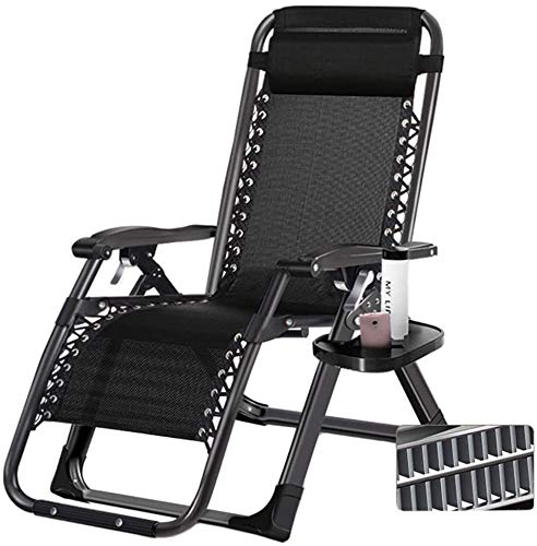 Chaise de jardin inclinable grand confort fini le mal de dos avec ce transat robuste 440lbs