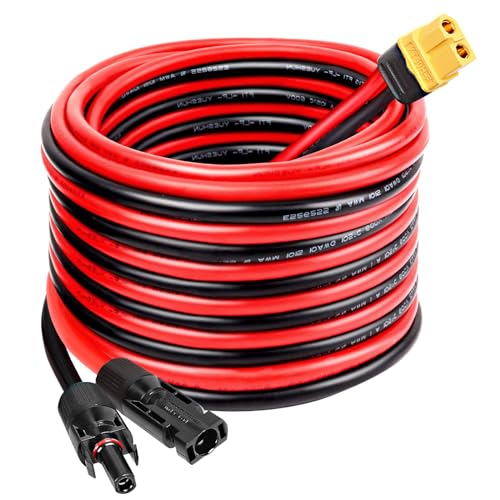 MOOKEERF 20FT Solar to XT60 Cable