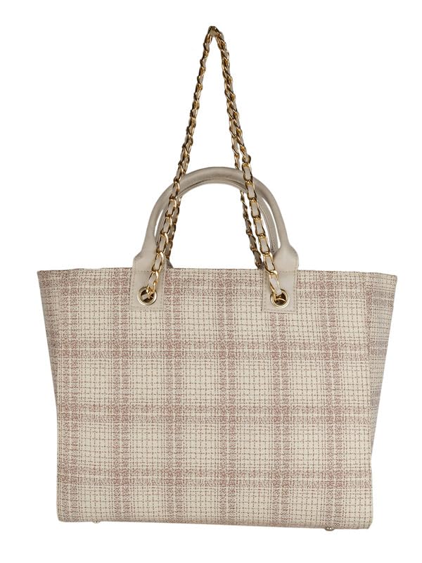 MINI WESST Womens Western Casual Jute Solid Zip Tote Bag | Perfect for Office, College & Everyday Use (B0CFJY47FK) Amazon Price History, Amazon Price Tracker
