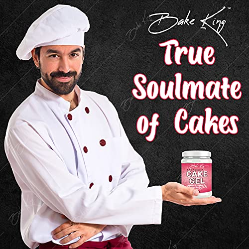 Image of BAKE KING Cake Gel 300gm, Cake Sponge Improver, Useful When Making Eggless Cakes, Emulsifier and Stabilizer Mix