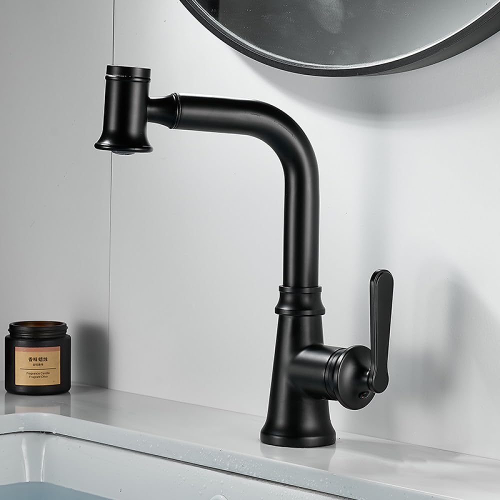 Nettoyez votre lavabo facilement avec ce mitigeur extractible rotatif 360°