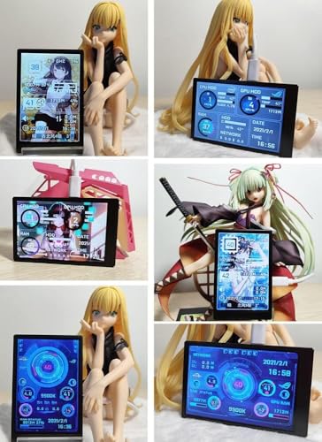 Image of 3.5 inch IPS USB Mini Screen AIDA64 PC CPU RAM HDD Computer Temperature Data Monitor Type-C Display Sub Screen