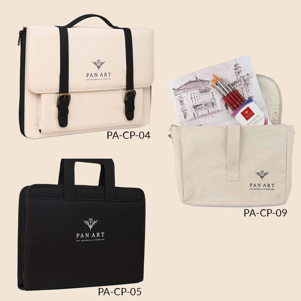Pan Art Kit de voyage complet professionnel | Fournitures de peinture acrylique et à l'huile - PA-CP-04