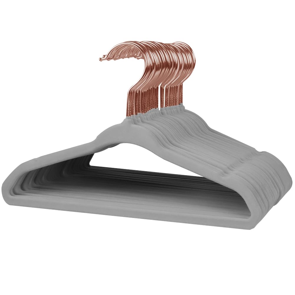 Stormix Baby Clothes Hangers 32 Pack, Kids Velvet Hangers Non-Slip