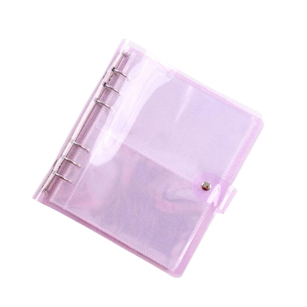 3 zestaw 3/5/7 cala album fotograficzny DIY wzrost dziecka pamięć luźny liść scrapbooking organizacja uchwyt duża pojemność książka fioletowy 12,7 cm 12,7 cm