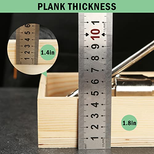 Artcome Heavy Duty Pecan Nut Cracker Tool With 4 Forks, Wood Handle Base With Rectangular Wooden Box Base For Walnuts, Chestnuts, Almonds, Pecans, Hazelnuts #TOP5