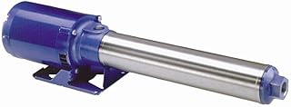 GOULDS Water Technology 10GBS0714H4 High Pressure Multi Stage Booster Pump, Viton Seal, 3/4 hp, Stainless Steel, 60 Hz, 2 Pole, 3500 RPM, 1 Phase, 115-230V, TEFC Motor, 8 Stage