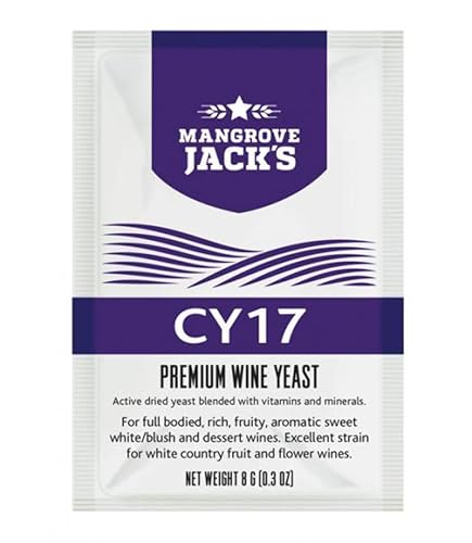 Mangrove Jack's Levadura de vino - CY17 0.28 oz trata 23L Sweet White Blush Postre