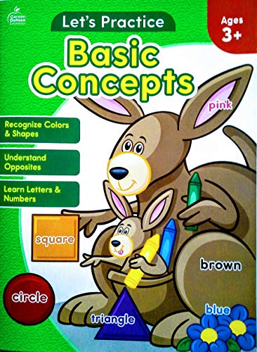 Let's Practice Basic Concepts Workbook Ages 3+ 1483846032 Book Cover