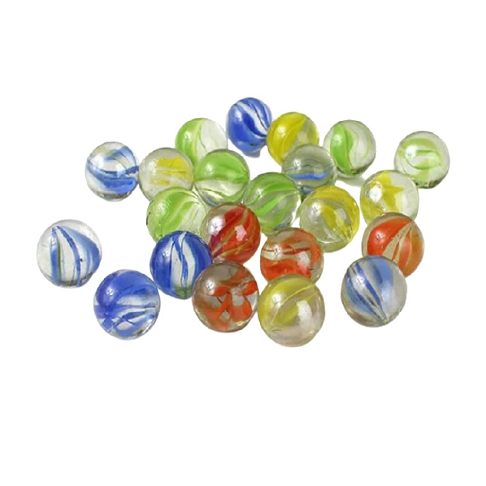 Amazon | Muellery ビー玉 ガラス玉 20粒セット 15mm 20個 色ミックス