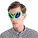 Funny Alien Costume Mask Novelty Glasses Halloween Party Photobooth Props Favors Accessories Party Supplies Decoration Gift (Green)
