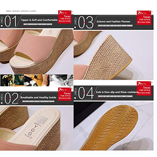 XKDWAN Sandali Zeppa Donna Estive Zeppa Plateau