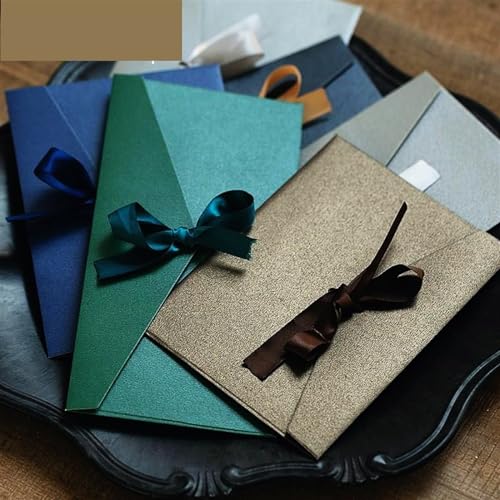 Enveloppe kraft pour invitation mariage raffinée en papier irisé