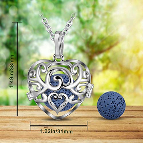 Collar Difusor de Aromas SILMOON para Mujer 7 Piedras miniatura 2