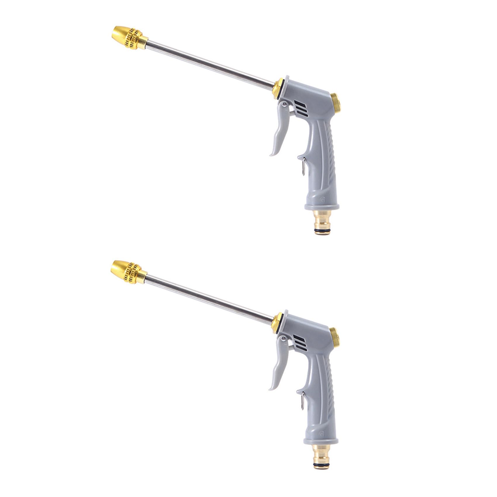 Jnchdghwa As Shown 2X High Pressure Water Hose Nozzle Long Nozzle Garden Hose Car Wash, Suitable For Cleaning Your Home, Car, Garden
