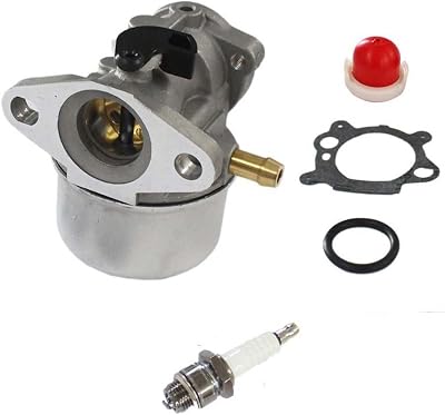HURI Carburetor with Gasket Primer Bulb Spark Plug for 14111 Craftsman 625 498170 6150 Engine