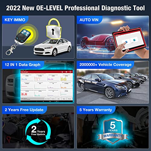 2023 Launch X431 Pro3S+ Elite Bluetooth Bi-Directional Scan Tool, Hd Trucks Scan, Topology Map, Online Coding, 37+ Service, Full System Diagnostic Scanner, Key Immo, Autoauth Fca Sgw,2 Yrs Free Update #TOP7