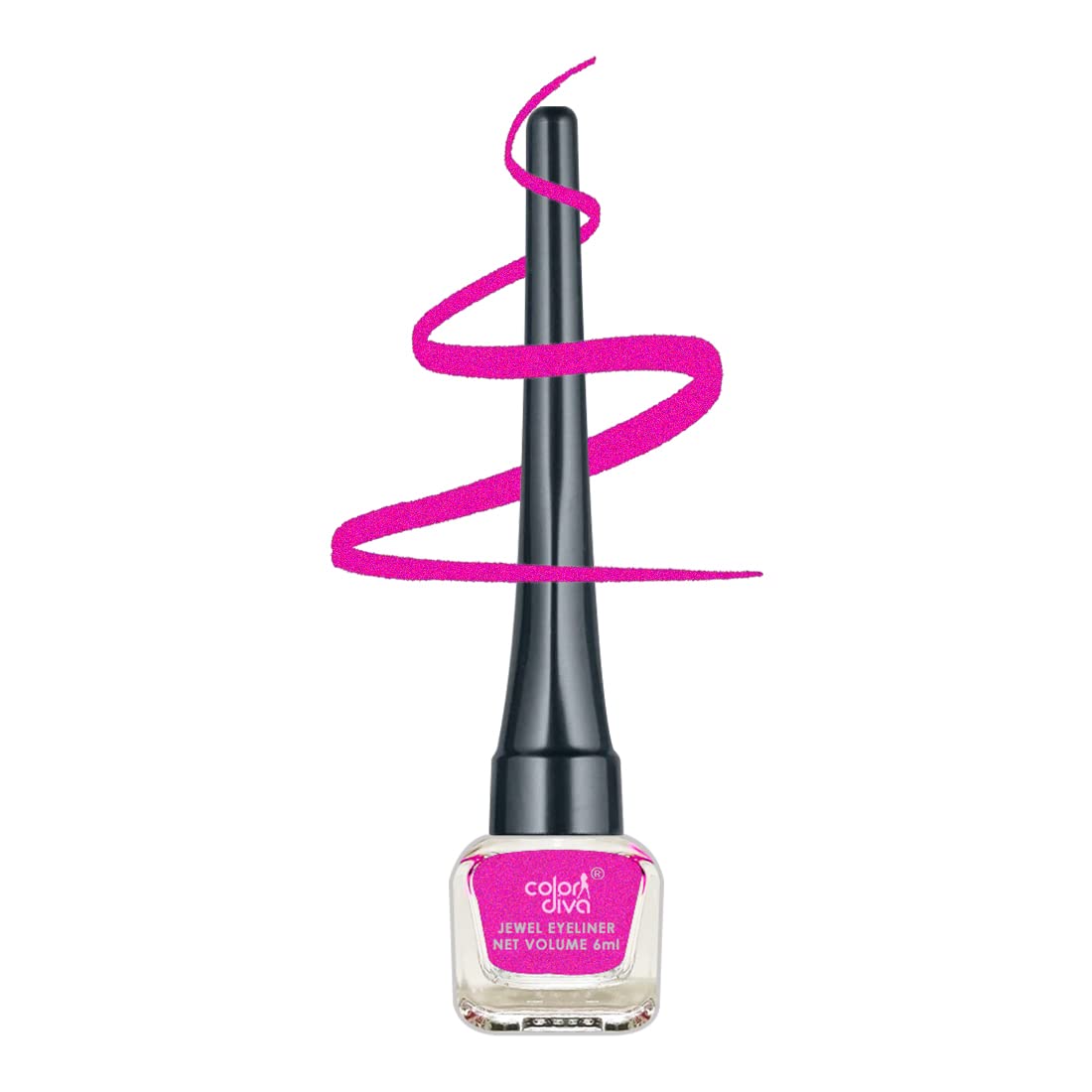 Color Eyeliner Pink, 5.5ml | Quick Drying, 12HR Long Lasting | Water Resistant & Bright Color Effect | For all Kind Occasion, Wedding Makeup & Daily Use-image-36