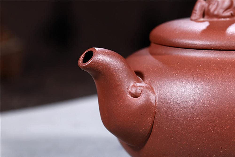 Czajniczek Zaparzacz Do Herbaty Czajniczek Ekspres Do Herbaty Yixing Handmade Teapot Surowy Rudy Purpurowy Purpurowy Piasek Pot Natychmiast Udany Czajnik Prezent Herbata Zestaw