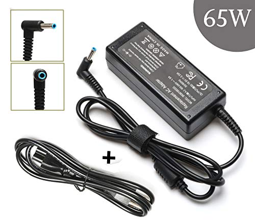 19.5V 3.33A 65W AC Adapter Charger Replacement for HP 15-F009WM 15-F023WM 15-F039WM 15-F059WM 14-Q010NR 14-Q030NR 14-Q039WM 15-g074nr 15-g073nr F9H92UA Hp Envy Touchsmart 14-k00tx Power Supply Cord