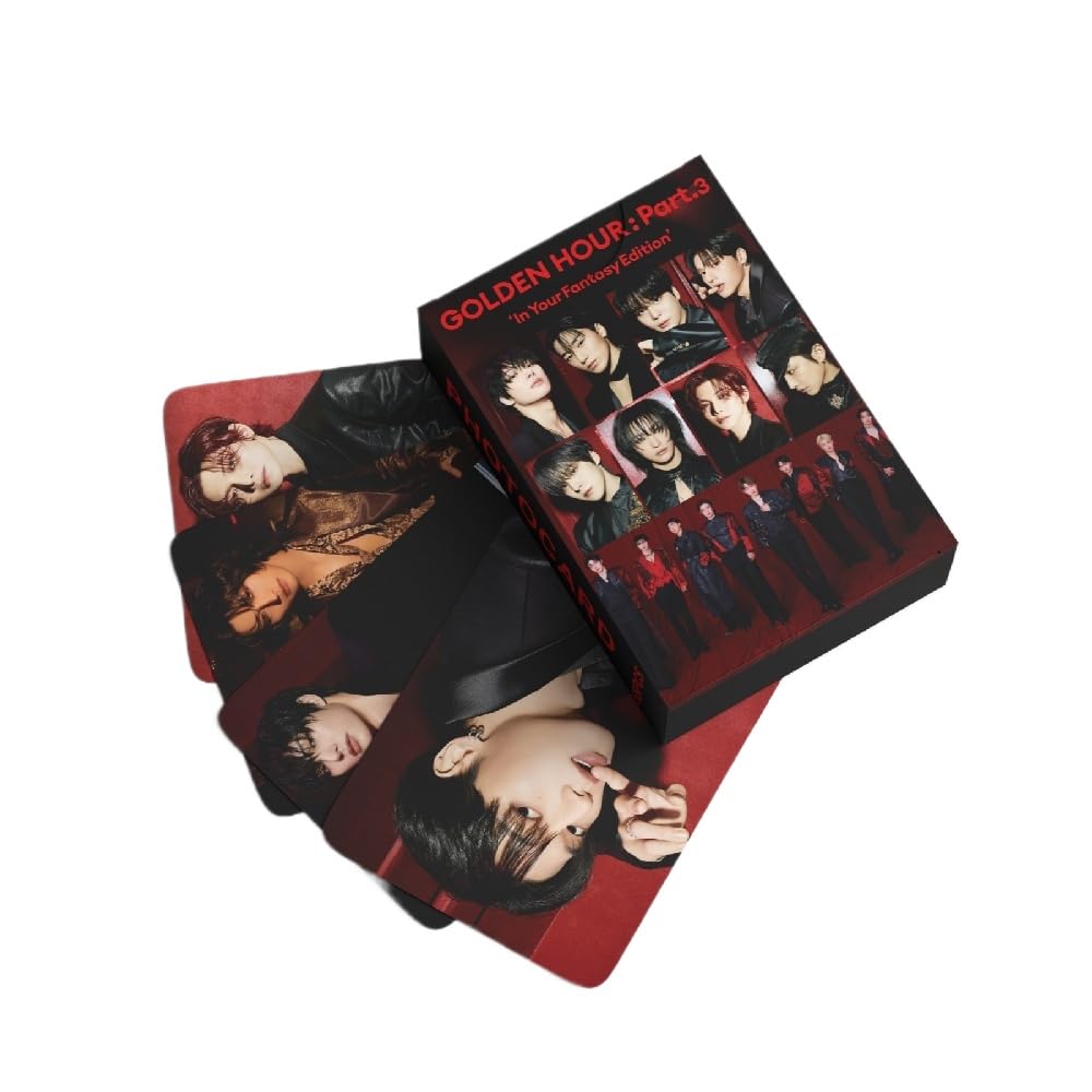 sunlelekz ATEEZ Golden Hour: Part.3 in Your Fantasy Lomo Card & Sticker Set - Photocards for ATINY (Lomo Card)