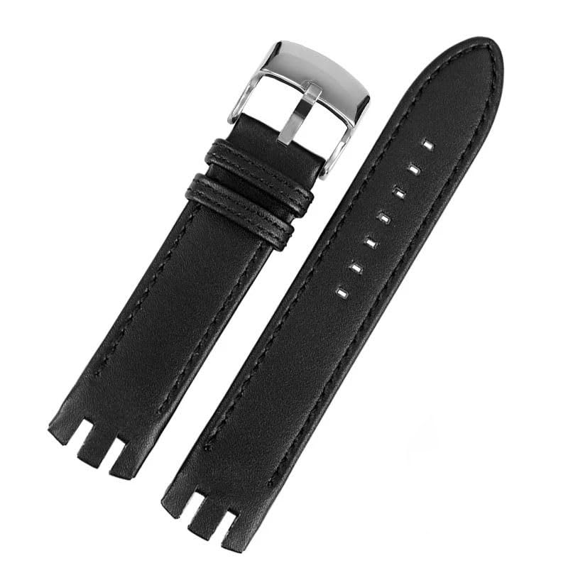 Bracelet de montre en cuir véritable Swatch Yts403g réparer attache interface Arc
