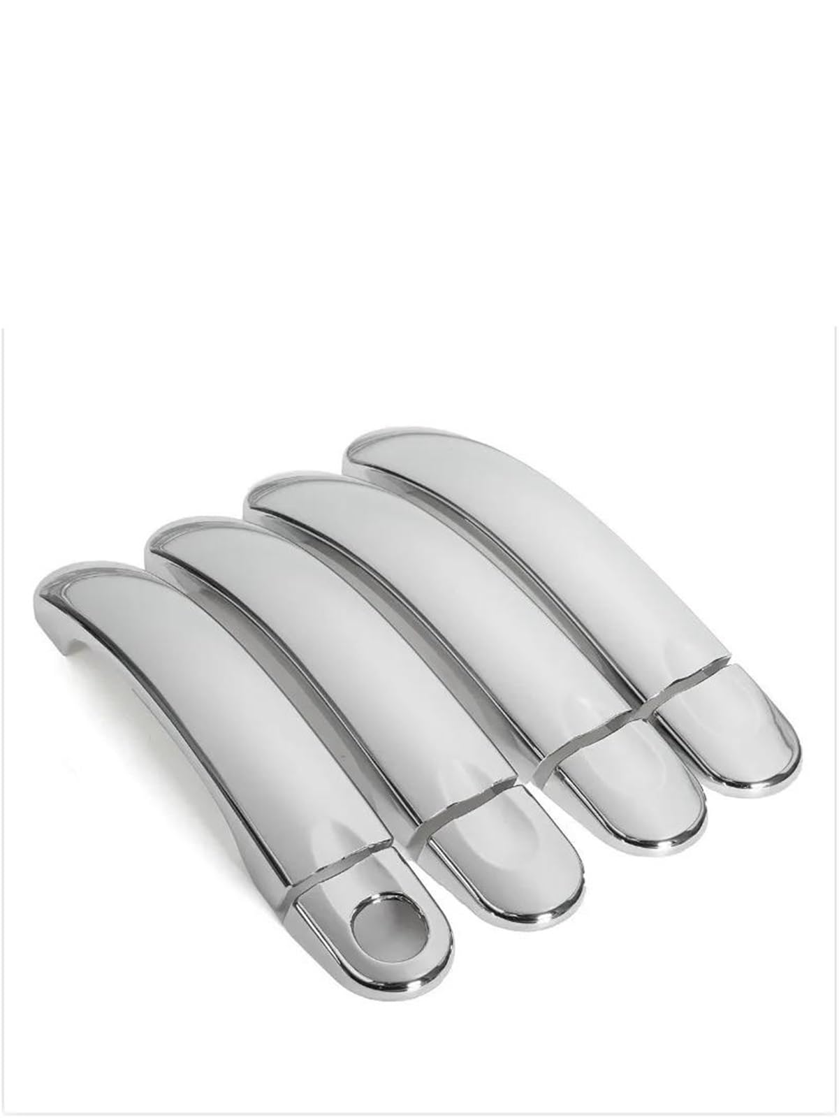 Kjhopy Style2 For Vw T5 T6 For Transporter Caravelle Multivan California Chrome Car Door Handle Cover Trim Exterior Door Handle(Style2)