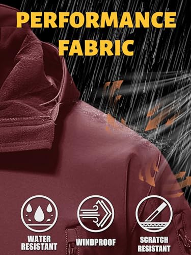 image for TACVASEN Jackets for Men's Windproof Special Ops Military Snow Jacket 