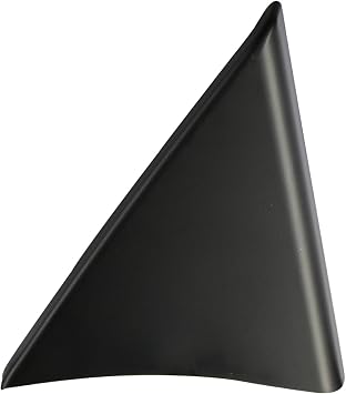 Front Door Upper Trim Panel RH 25857294 Fit for Chevy 2007-2014 Silverado | Triangle Cover Compatible with 2007-2013 Chevrolet Tahoe Suburban Avalanche GMC Sierra Yukon Driver and Passenger Side 1PCS
