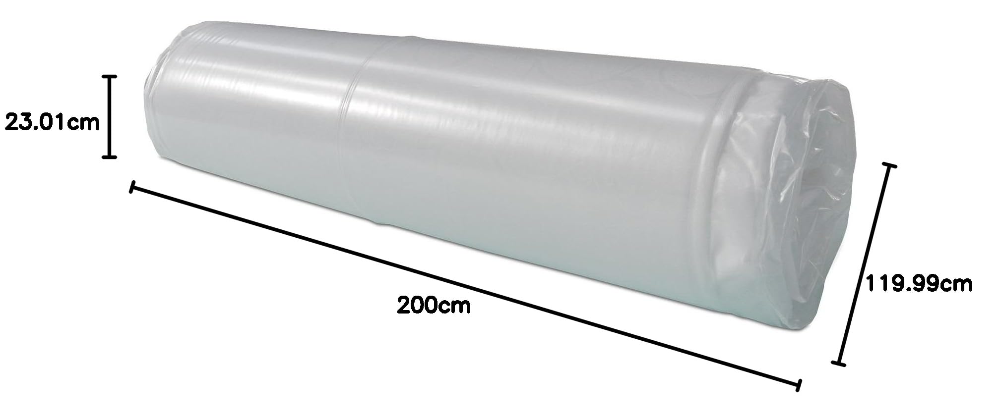 Baldiflex Emporio Materasso Una Piazza e Mezza Melodia Altezza 23 cm, con rivestimento sfoderabile in Maxicool, ergonomico, antiacaro, traspirante, in memory, Cus. Saponetta Incl, 120x200x22cm